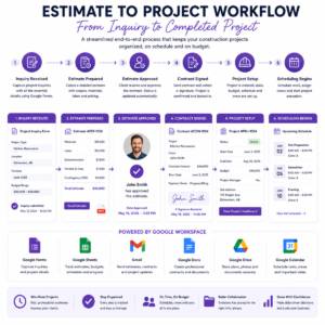 Custom Order Construction Admin and Project Management Google Automation Service - Image 3