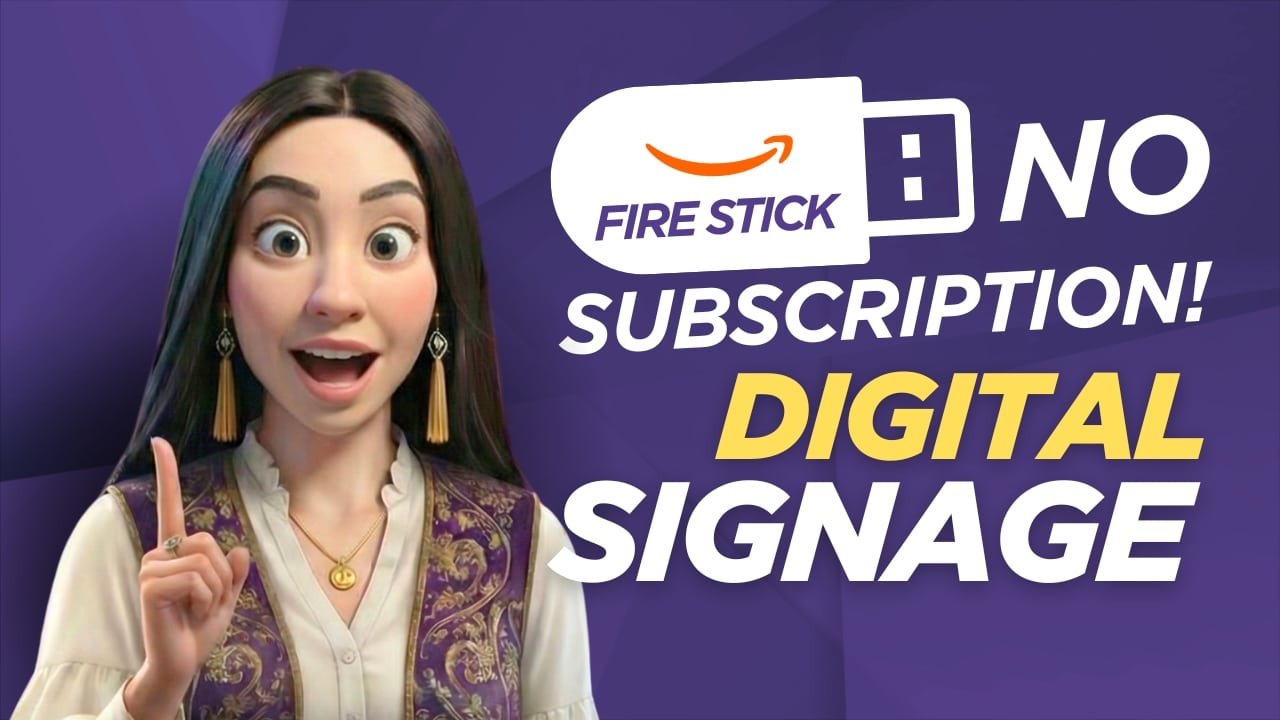 Canva Digital Menu Board Setup Using Amazon Fire Stick and AbleSign