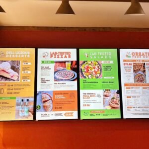 2 - Custom Order Animated Digital TV Editable Canva Menu Board Screen for Restaurant Pizza Burger Cafe Breakfast Drive Thru Food Truck - Image 3