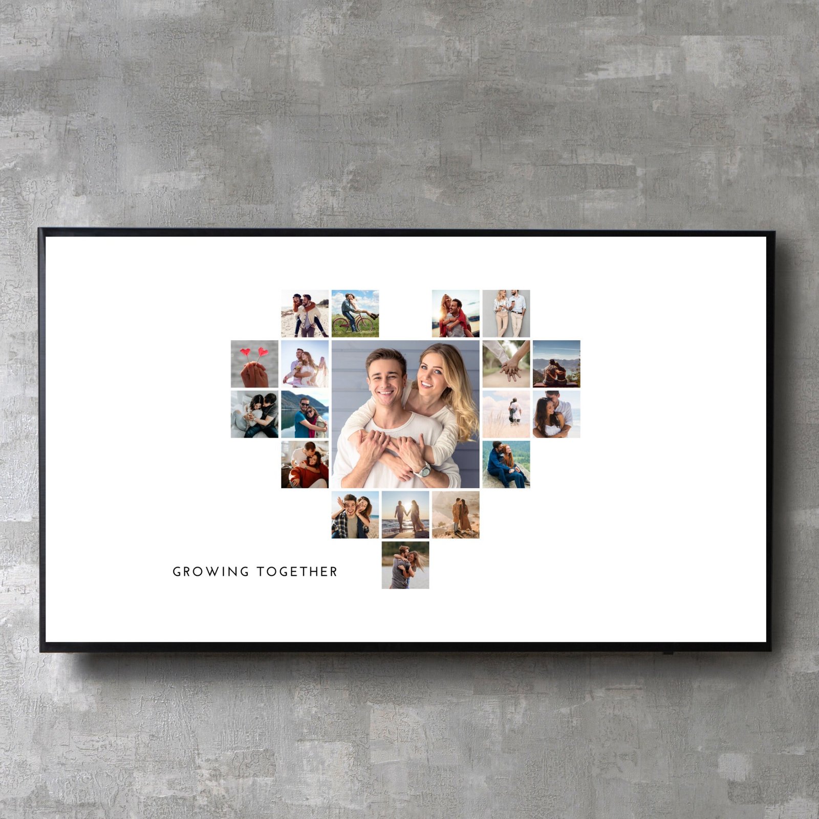 Anniversary Slideshow Presentation Template with Music Photo Collage Slide Digital Video Movie Album Book Canva Text Image Song Editable - Image 4