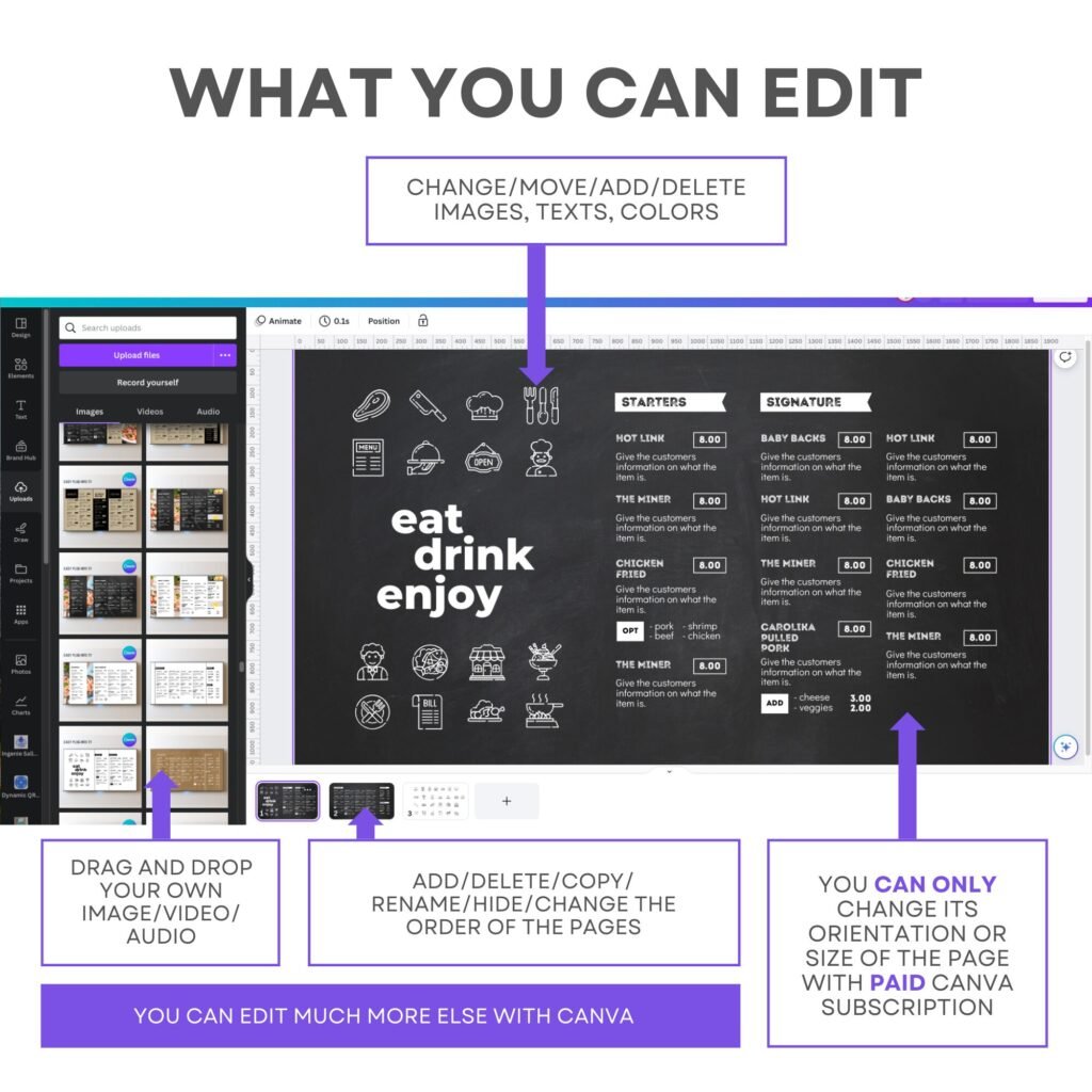 Digital Canva Airbnb Welcome Guide Template Interactive Website with QR Code