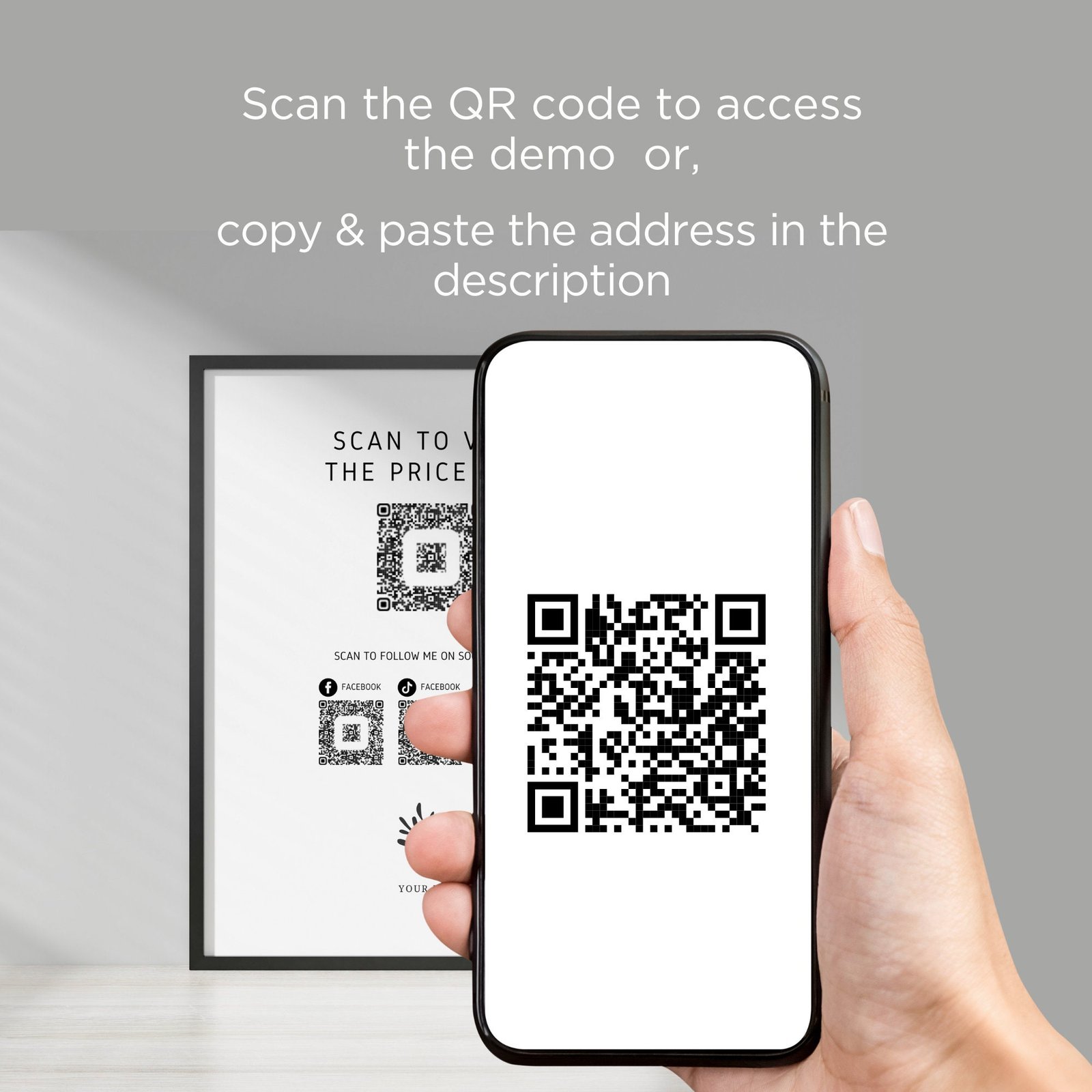 Digital QR Code Price List Template for Nail Lash Brow Spa Yoga Salon Massage Waxing Laser Hair Makeup Beauty Aesthetic Small Business - Image 7