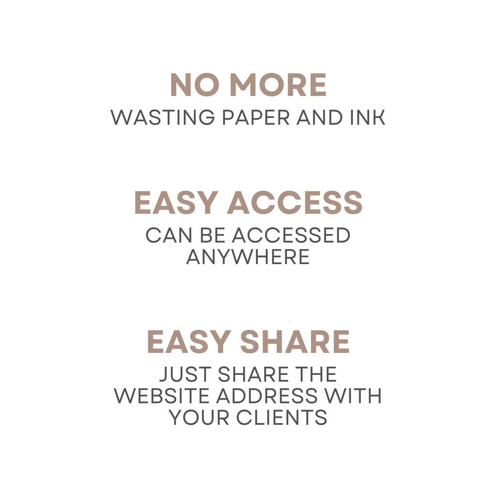 Digital access, no waste, easy sharing