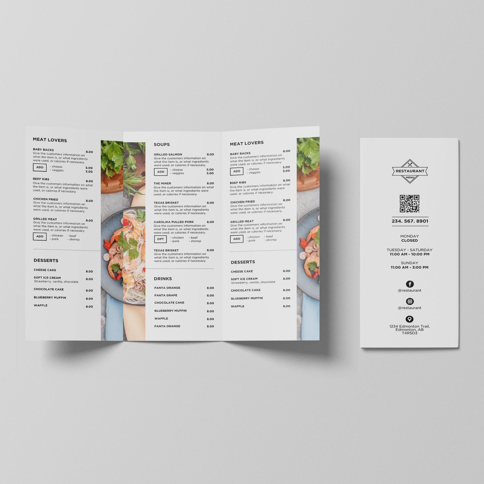 Bundle DIY TV Digital Menu Board Screen Takeout Template for Restaurant Pizza Burger Breakfast Drive Thru Food Truck Kitchen Canva Editable - Image 7