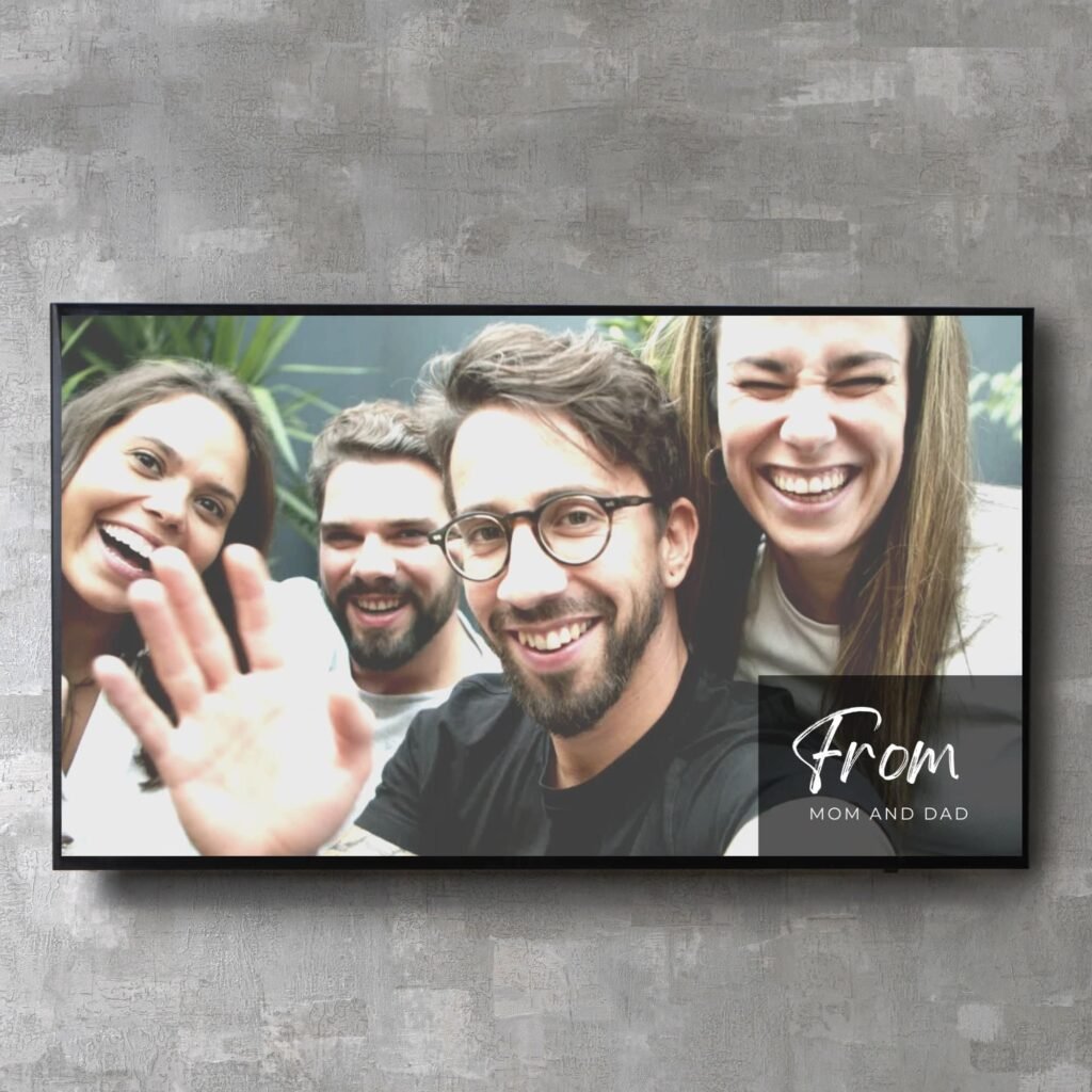Digital Birthday Slideshow Video Presentation Canva Template with Music