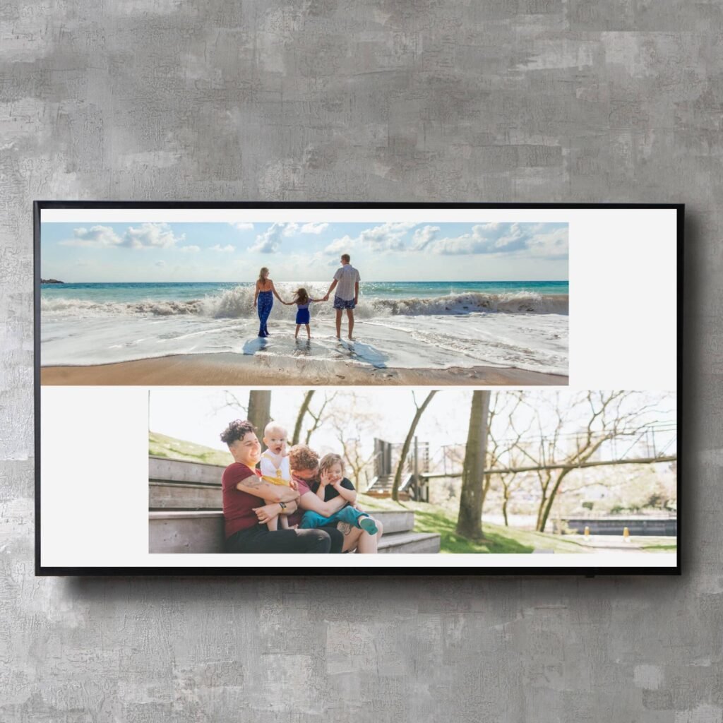 Digital Memory Slideshow Video Presentation Canva Template with Music