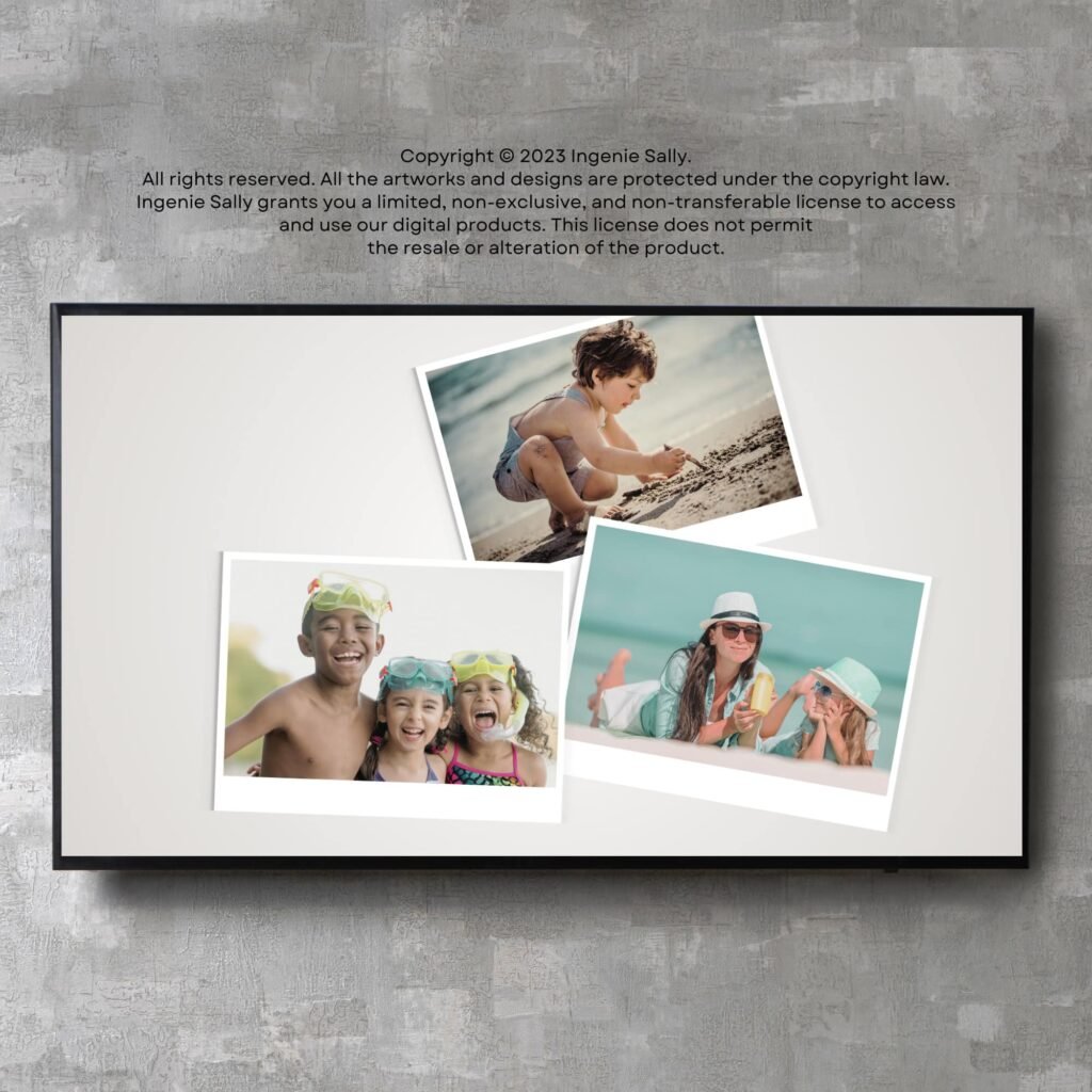 Digital Memory Slideshow Video Presentation Canva Template with Music