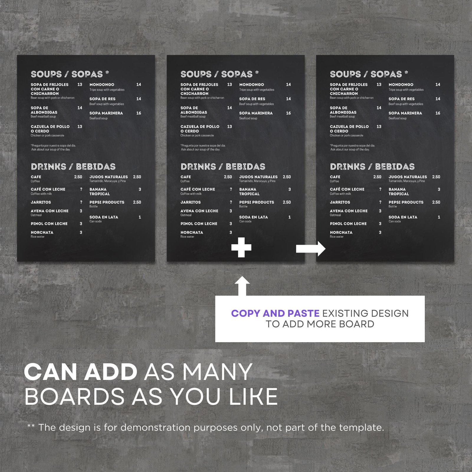 Bundle DIY Pizza Static TV Editable Digital Menu Board Screen Takeout Brochure Canva for Restaurant Pizza Breakfast Drive Thru Food Truck - Image 7
