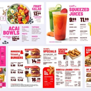 4 Screen Custom Animated TV Digital Menu Board Design Service - Image 8